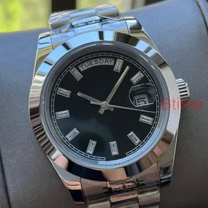 41 mm luksusowe męskie zegarki projektant Watche Wysokiej jakości moda 2813 Automatyczny ruch mechaniczny dla mężczyzn zegarek aaa clock moissanite menwatch oceaniczne relojes