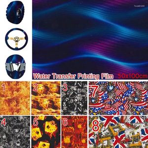 Window Stickers 32 Styles PVA Water Transfer Printing Film Imitation Animal DIY Pattern Hydrographic Wheel Helmet Decor Films