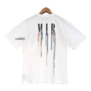 tshirt amliries am amis imiri amiiri mens tshirts 다채로운 편지 인쇄 브랜드 남자 바로 amari 디자이너 의상 티 셔츠 homme spring oneck tshir amirl