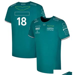 Motorradbekleidung F1 Forma One Kurzarm-T-Shirt Auto-Team-Kleidung Neues Produkt Racing Lässiges Rundhals-T-Shirt kann individuell angepasst werden Otejz