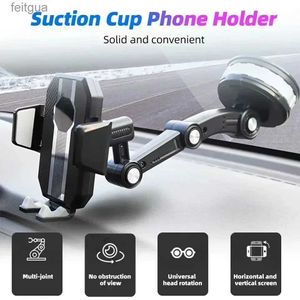 Cell Phone Mounts Holders Navigation Mobile Phone Holder Car Suction Cup Universal Car Phone Holder 360 Degree Rotation Dashboard Multifunctional Holder YQ240130