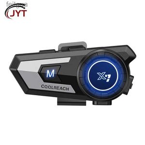 Walkie Talkie Bluetooth Intercom Motorcycle Helmet Motocykl Wodoodporny słuchawki słuchawkowe bezprzewodowe komunikacja międzypholejna YQ240130