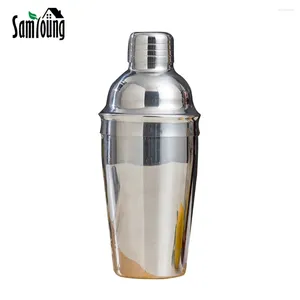 Bar Ürünleri 1 PCS Kokteyl Shaker 350/550/600/700/750ml Paslanmaz Çelik Mikser Şarap Martini Boston Barmen İçecek Partisi Araçları