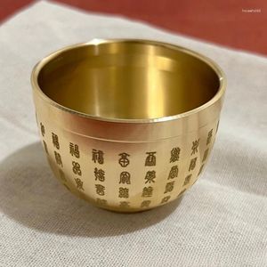 装飾的な置物Feng Shui Treasure Bowl Vat Brass Copper