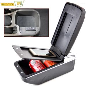 Interior Accessories Black Center Console Storage Box Leather Dual Layer Armrest Arm Rest Support For 2009-2024 Chevrolet Cruze 2011 2012