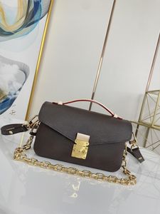 10A najwyższej jakości designerskie torba Laptan Kobiety przekątne torebki torebki na ramię złota klamra crossbody Bag