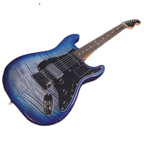 Ultra s t hss denim burst guitar مثل نفس الصور