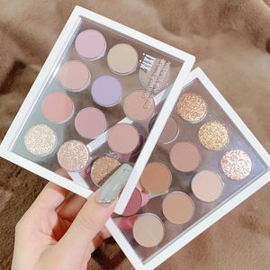 Осеннее искусство масляной живописи 12 цветов Палитра теней для век Shimmer Matte Earth Color Тени для век Водостойкая стойкая косметика для макияжа 240123