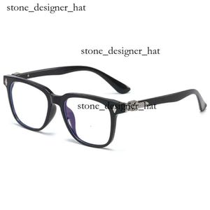 Designer ch Cross Glasses Frame Chromees Hearts Märke Solglasögon för män Kvinnor Trendiga runda ansikte TR90 Eye Male Protection Luxury Gelassramar Chromees Heart 3975