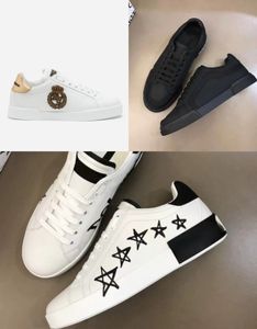 Top Quality 2023 Designer D---G---a Casual Shoes Genuine Leather White Graffiti Sneakers Fashion Diamond Jewelry Decoration Skateboard Shoes Men Women