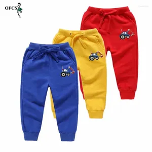 Trousers Teenagers Pants Solid Cartoon Boys Girls Casual Sport Jogging Enfant Garcon Kids Children For 18M-12Year