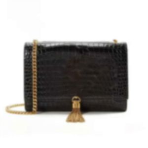 Designer Bags Cross Body Women Purse Luxury Handbag Kate Crocodile Pattern Real Leather Chain Shoulder Bag High Ta