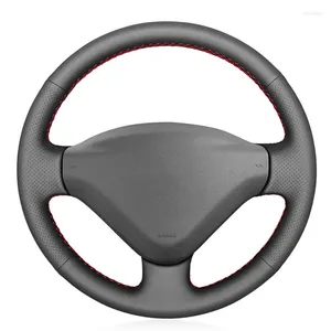 Capas de volante personalizadas originais diy capa de carro para peugeot 207 fiat scudo especialista parceiro trança de couro