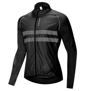WOSAWE Windbreaker Jacket High visibility Cycling Jacket Men Women Waterproof Safety Cycling MTB Raincoat Bike Clothing247r