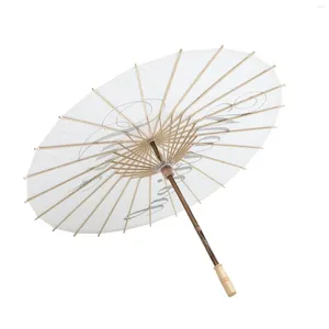 Umbrellas Umbrella For Women Sun Shade Weddings Paper Parasol 3 Terminal Automatic