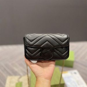 Designer Shoulder Bag Black Woman Crossbody Bag Fashion Bags Messenger Bag Mini Bag Womans Bag Flap Classic Sheepskin Sling Bag Vi202r