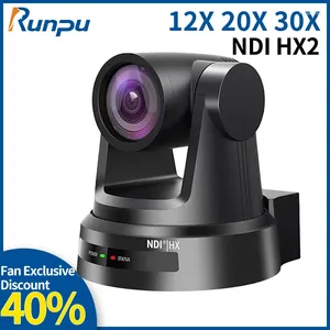 Spårning NDI | HX PTZ CAMERA 12X 20X 30X Videokonferens med Poe HDMI SDI USB3.0 Utgångskyrkans sändning