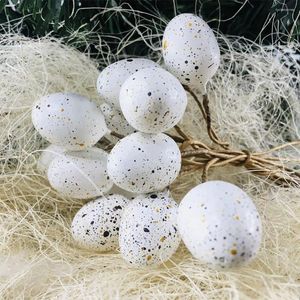 Symulacja kwiatów dekoracyjna gałąź gałęzi jaja wielkanocne dekoracja domowa dla dzieci dzieci happy day imprezowe wystrój imprezowy