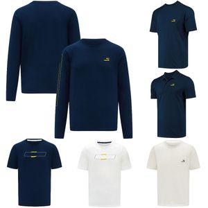 F1 Sürücü Anma T-Shirt 2024 Yeni Formül 1 Takım Hızlı kuru T-Shirt Erkekler Kadınlar Yarış Logosu Gündelik Polo Gömlek T-Shirt Jersey