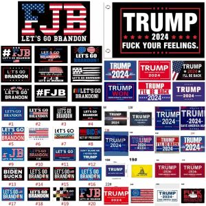 200 designs bandeiras Donald Trump 3x5 pés 2024 Make America Great Florida Desantis Flag EUA Presidente Trump ganhou bandeiras de banner de 90x150cm em estoque1,30