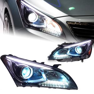 Hyundai Mistra LED Far Projektör 2013-20 için Araba Stili 16 Kafa Işıkları LED DRL DINAMİM TARAFINDAN SINIR SİNYAL SİSTE