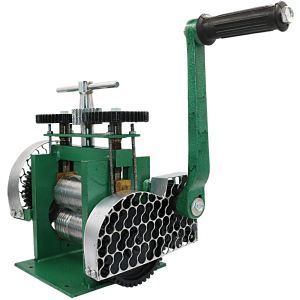 Utrustning Toptos Manual Jewelry Press Rolling Mill Machine 85mm Wire Flat Pattern Sheet Metal Jeweler Combination Distance