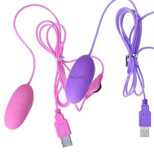 Vibratori Candiway USB Ricarica Uovo Salto Vibratore Clitoride Multi Velocità Kit di Piacere Masturbazione Proiettile Vibrante Giocattolo Del Sesso Per Le Donne 1PC