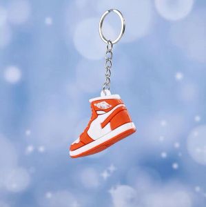 Designer Mini 3D Sneaker Keychain Men Women Kids Key Ring Gift Shoes Keychains Handbag Chain Basketball Keychain Silicone ZZ