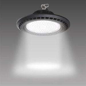 Taklampor 50W-200W LED High Bay Light Fixture 14000lm 6500K Dagsljus Industriell lampa kommersiell belysning för lager Worksh242Y