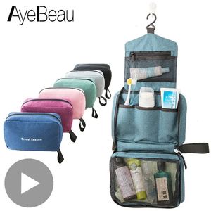 Masculino feminino toalete compõem saco de maquiagem cosmética caso bolsa organizador de viagem para kit de higiene inserção beleza chuveiro necessaire vaidade 240123