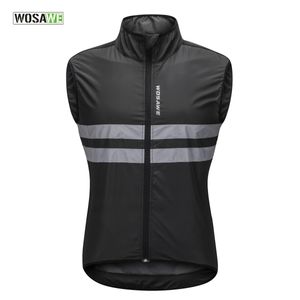 WOSAWE反射サイクリングベストWindProof MTB Road Bike Bike Bicycle SoureevelessジャケットトップサイクルGilet Ciclismo 240123