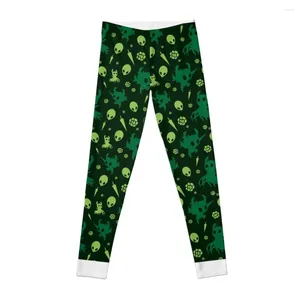 Aktive Hose GREENPATH Hollow Knight Pattern Leggings Sport Damen Gym Kleidung Damen