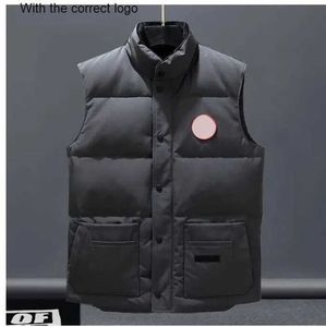 Men's vest Canadian designer goose down vest Monc outdoor leisure sports for men and women north vest original 1 to 1 high-end luxury fashion trend Joker13Correct logo