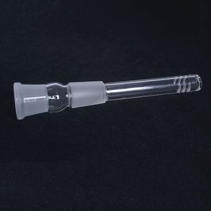 Rökning Vatten Rörglas Downstem Diffusor med 6 CUTS HOOPH FUSH TOP 14mm 18mm Female Reducer Adapter Lo Pro Diffused Down Stam för bäger Bong Dab Rigs