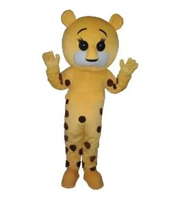 Costume della mascotte della tigre macchiata di alta qualità di Halloween per la personalizzazione del supporto di spedizione gratuita per la vendita della mascotte del personaggio dei cartoni animati del partito