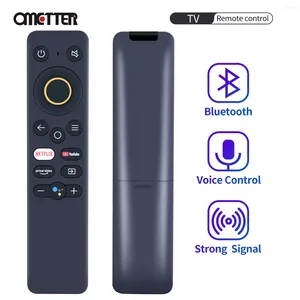 Controladores remotos Bluetooth Voice CY1710 para controle Realme 43 32 polegadas Smart TV Youtube Netflix Prime