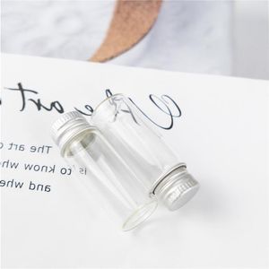 4ml Glass Container with Silver Spiral Aluminum Cap Small Clear Craft Vial and Suitable for Wishing Cosmetic Refillable Bottles Xcvxq