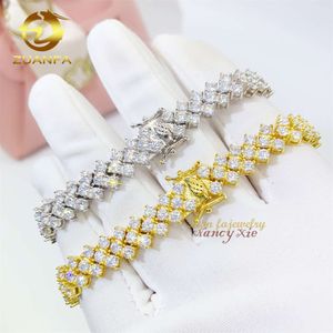 925 Silber Pass Diamond Tester Iced Out Schmuck Vvs Moissanit Tennisketten Moissanit Diamant Tennisarmbänder