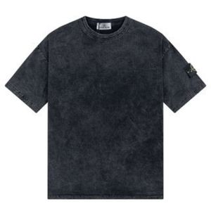 ストーンデザイナーTシャツ島最高品質のグラペストンメンズTシャツ洗浄古い半袖ストリートルースカジュアルTシャツメンズとレディースIUSトレンディ