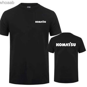 T-shirt da uomo Komatsu T Shirt da uomo Casual in cotone a maniche corte Magliette estive Cool Top LH-424 240130