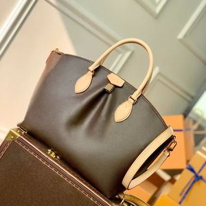 Designerska torba na torbę luksusową torbę na ramię 10a jakość lustra oryginalna skórzana torba hobo torebka torebka płótno torba crossbody z pudełkiem L235
