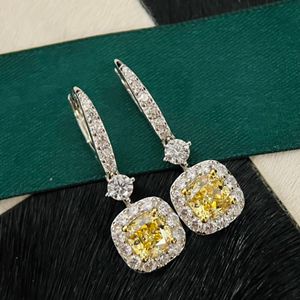 GRAFE Orecchini pendenti sferici firmati Borchie pendenti per donna Placcato in oro 18 carati T0P qualità cristallo di diamante moda Regalo di anniversario del designer di marca vintage 011