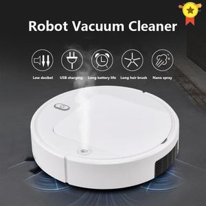 1800 PA MULTI-FUNCTION ROBOT DACUUM Cleaner Cleaning Machine Intelligent laddning Damm Rengörare 3-i-1 Spray Sweeping Machine11871