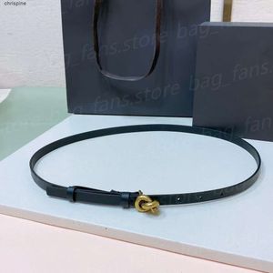 Fashion Designer Knot Belts for Women Designer Thin Waistband Women's Festival Gifts 12mm 25908 10A