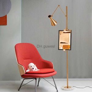 Floor Lamps Floor Lamps Modern Metal Lustres Marble LED Gold Lighting Fixtures Room Decor Lights Home Appliance Standard lamps Bedroom Lamps YQ240130