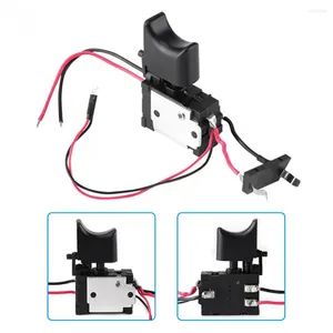 Smart Home Control Elektrische Bohrmaschine Staubdichter Geschwindigkeits-Druckknopf-Auslöseschalter DC 7,2-24 V für Elektrowerkzeuge