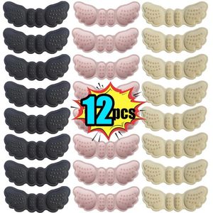 Women Socks Butterfly Heel Insoles Patch Pain Relief Anti-wear Cushion Pads Feet Care Protector Adhesive Back Sticker Shoes