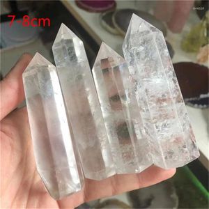 装飾的な置物Feng Shui Crystals Point Healing Stones Natural Clear Quartz Crystal Wands for Reiki