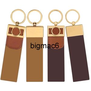 designer keychain10 Styles of Leather Keychain Alloy Letters Car Bag Pendant Fashion Couple Key chain Gift Long Buckle Accessories Supply wife husband llavero Gift