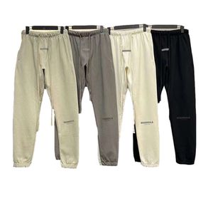 Ess Mens Pants Yeni Sis Çift Çizgi ESS Pamuk Yansıtıcı Çekme Sıradan Büyük Boy Tasarları Yüksek Sokak Uzun